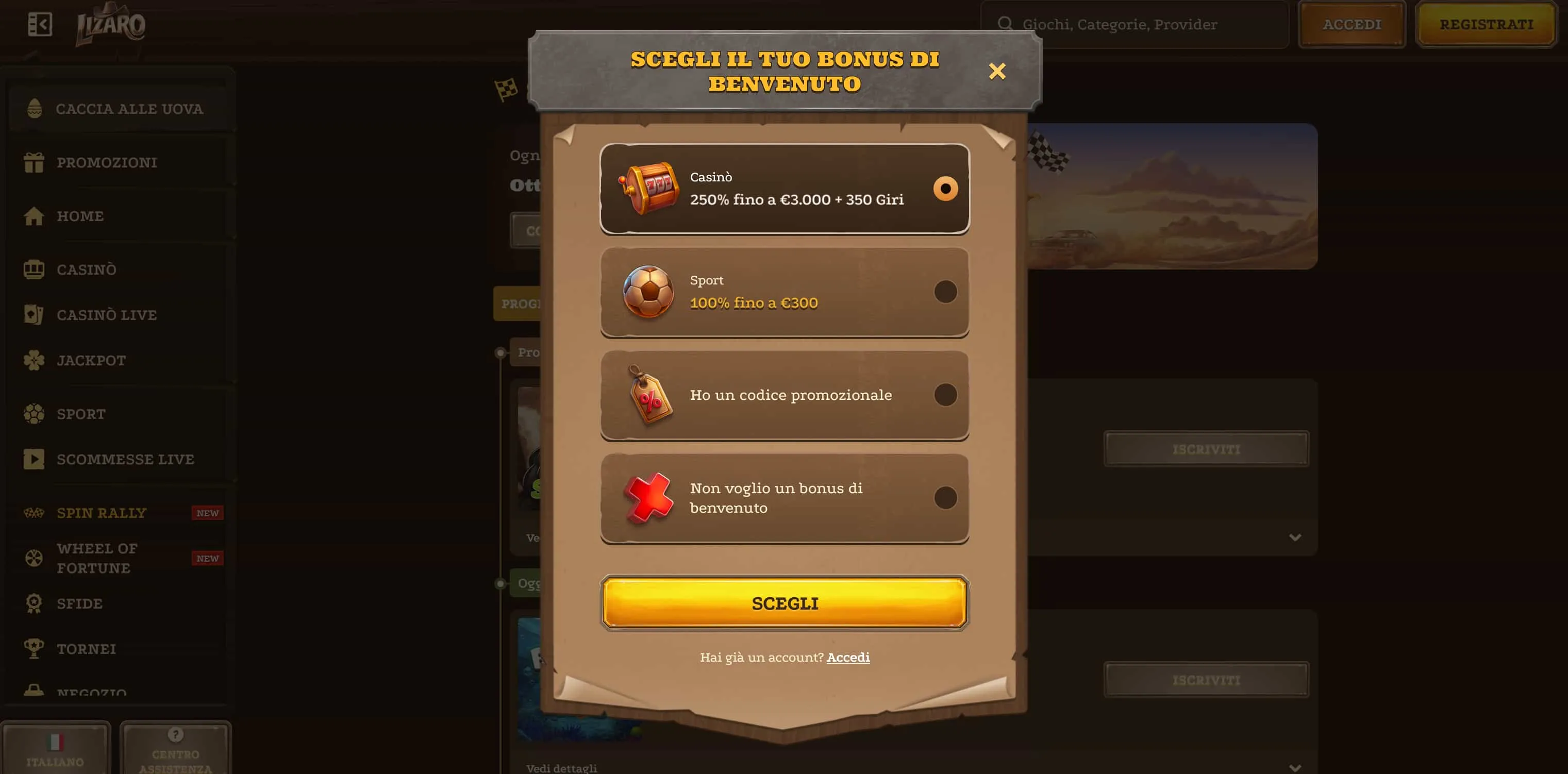 Lizaro Casino Giochi: Un Catalogo Senza Compromessi